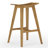 Mid-Century Modern Solid Wood Ahmetli Counter Stool