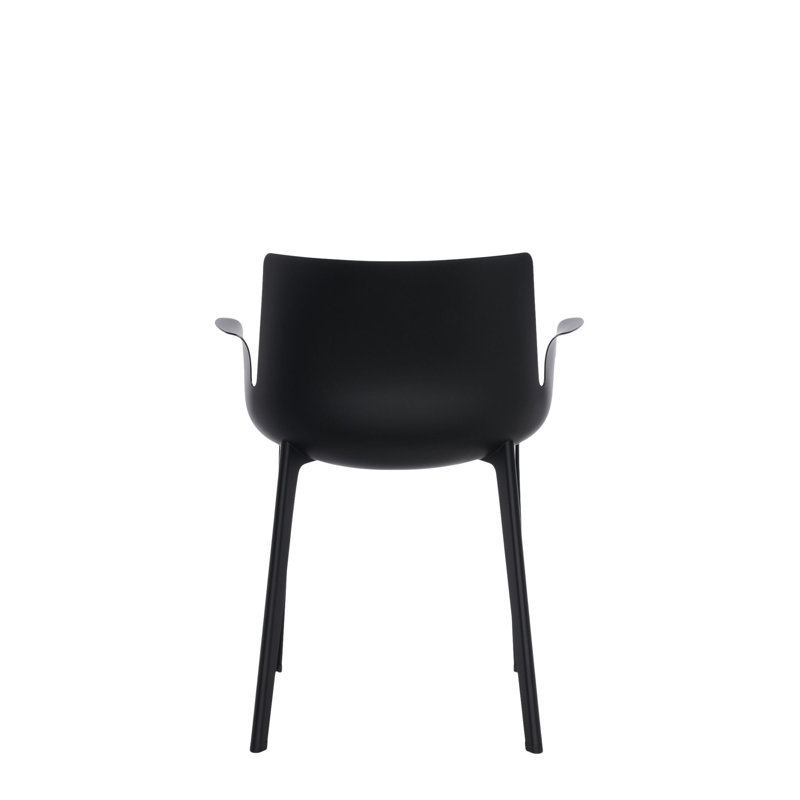 Outdoor Dining Armchair, Black