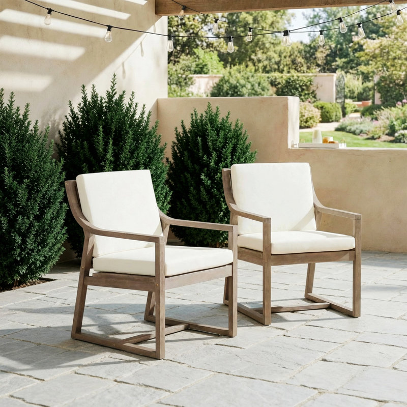 Chaise d'extérieur pour patio, cour arrière, jardin