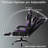 Ergonomic Gaming Chair With Pocket Spring Cushion, Adjustable Footrest, Headrest & Lumbar Support – Breathable Pu Leather Office Desk Chair For Adults, 350lb Capacity-378691354