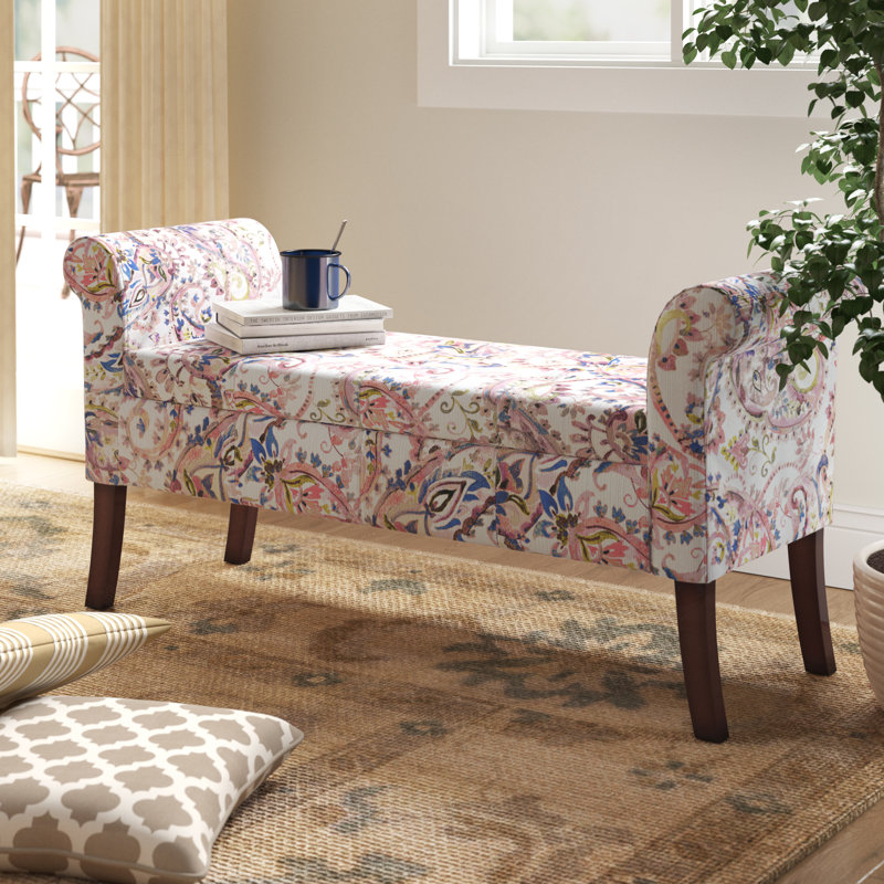 Banc de rangement rembourré Beedeville