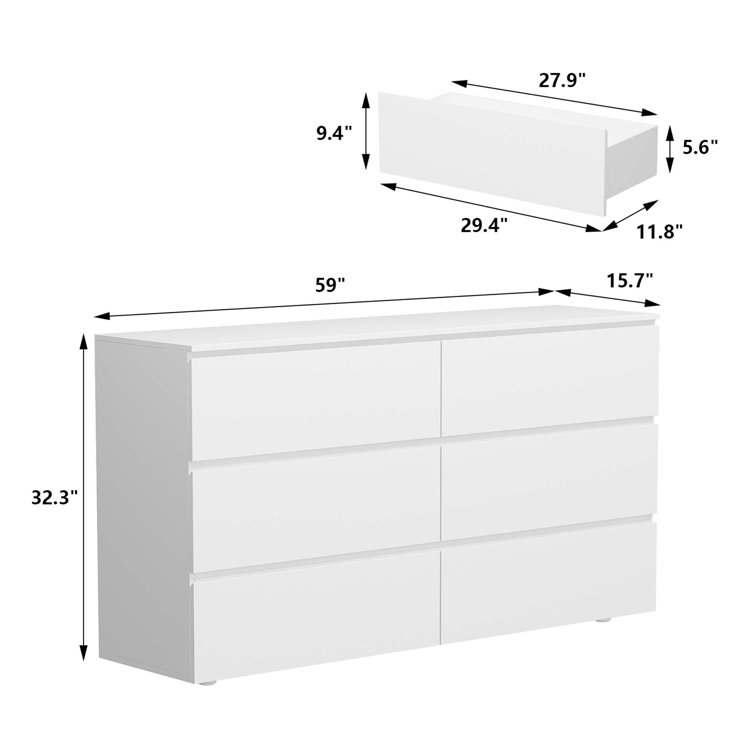 Anastasiya 6 - Drawer Dresser