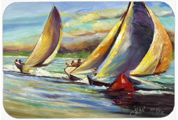 Planche à découper en verre à voiliers caroline Knost Regatta