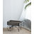 24.4x12.6x15.4" Rustic Black Trolley Cart Plant Stand, Planter