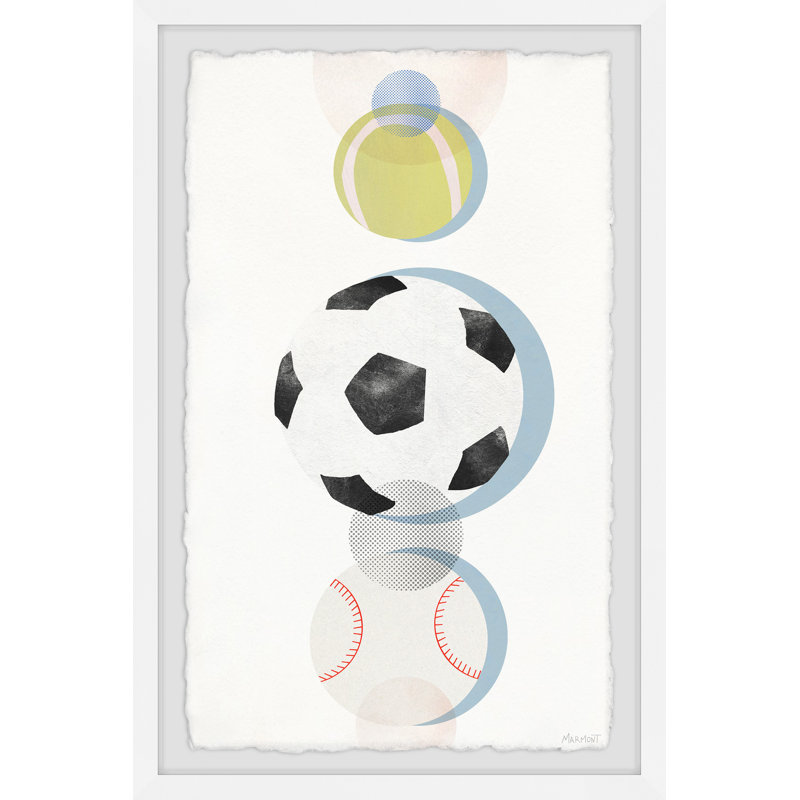 «Bruford Coloured Balls», reproduction encadrée, H 45 po x l 30 po x P 1,5 po