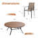 Round Patio Dining Set with 60" Metal Dining Table and 8 Stackable Armrest Textilene Chairs