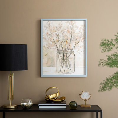 FLORAL Series DLXII Framed Print - Solid Wood