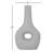 Decorative Stoneware Ceramic Vase with Sculptural Donut Shape and Boho Modern Design for Artistic Accent Styling and Contemporary Shelf or Tabletop Display-730543324