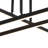 Black 3CCT Dimmable LED Modern Sputnik Semi-flush Mount