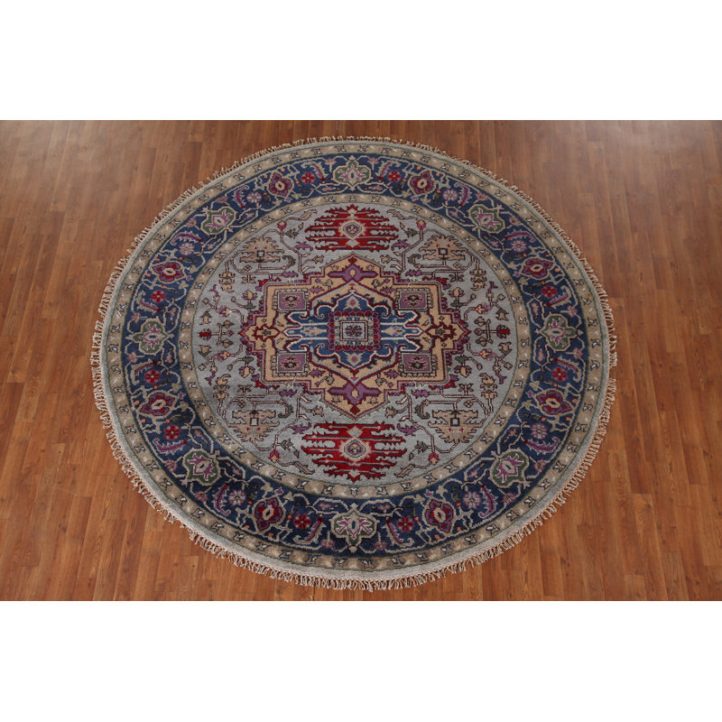 Handmade Traditional  Round Rug 8x8