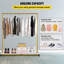 Zanas 59.1'' Rolling Clothing Rack