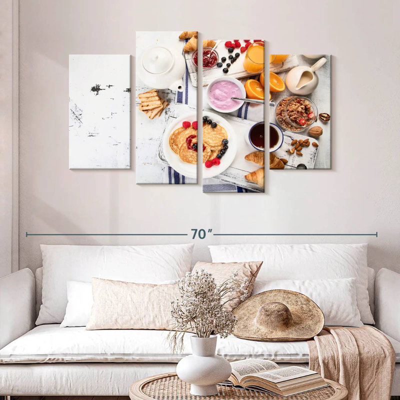Sélection de petit-déjeuner Yarlin, H 32 po x l 52 po