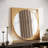 Lyria Square Metal Modern Wall Mirror