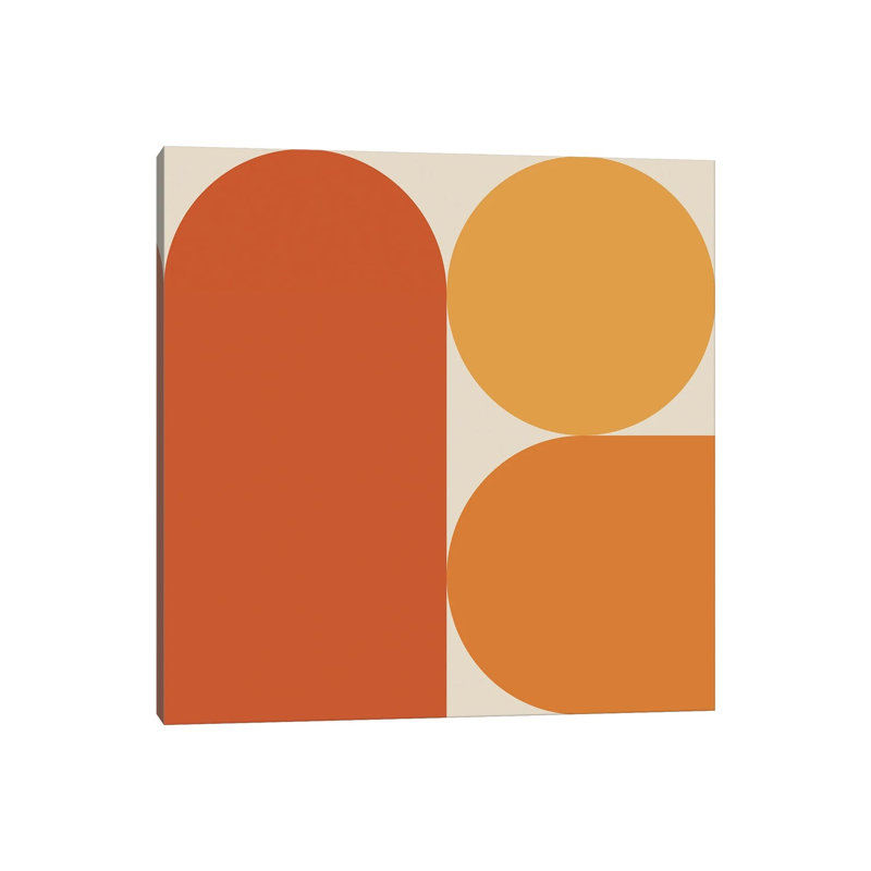 Retro VIIA - Print on Canvas, Wrapped Canvas, 93.98 cm H x 93.98 cm W x 1.91 cm D