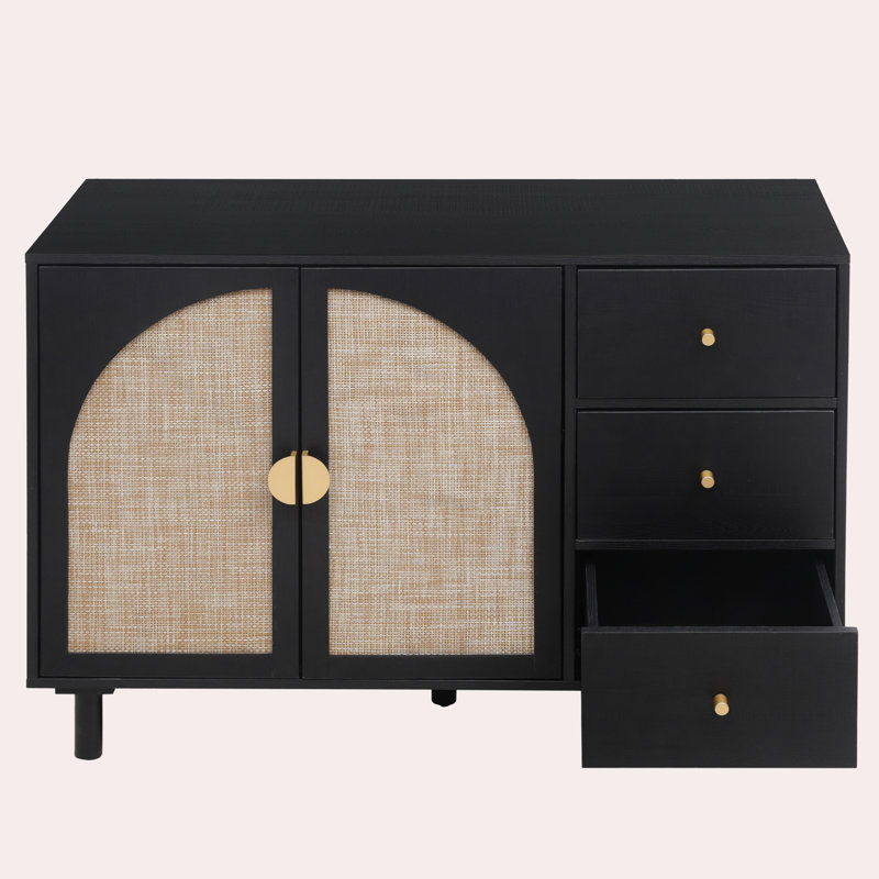 Christner 44.49'' Sideboard, Black
