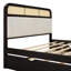 Grand lit avec finition et lit gigogne