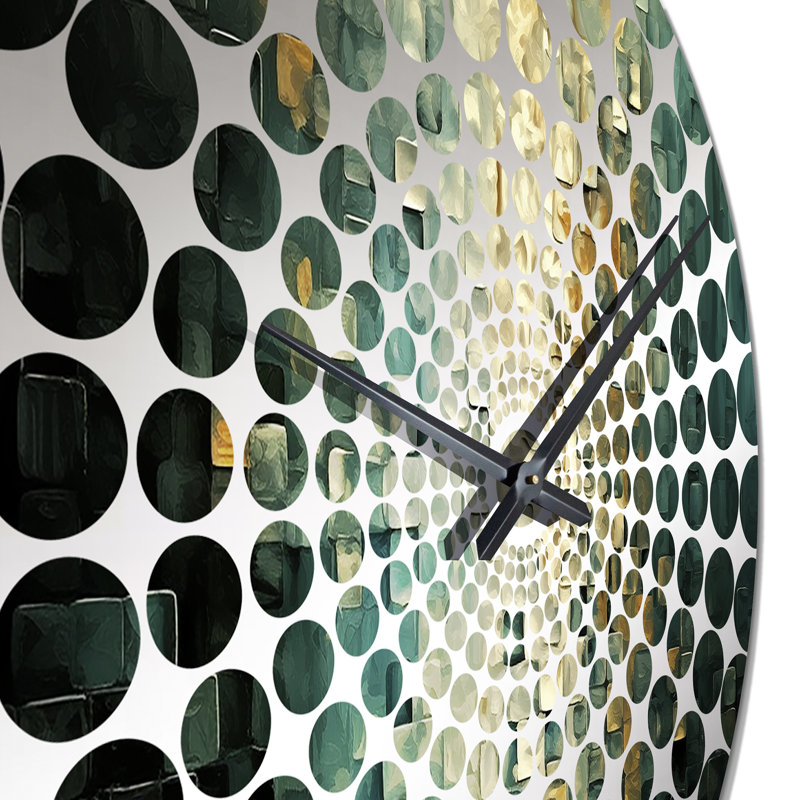 Helmut - Horloge murale peinture abstraite, Petit