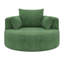 Fauteuil d'appoint pivotant avec 3 coussins amovibles-115839032