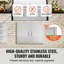 BBQ Access Door, 31W x 24H Inch Double Outdoor Kitchen Door