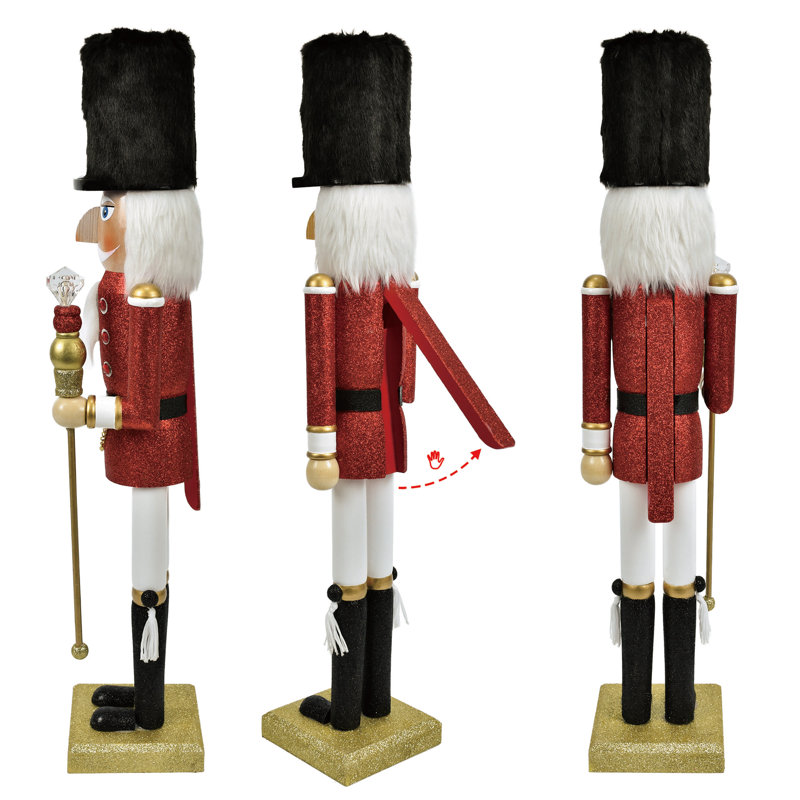 Casse-noisette Shammah Soldier, H 24 po x l 5,6 po x P 5,1 po