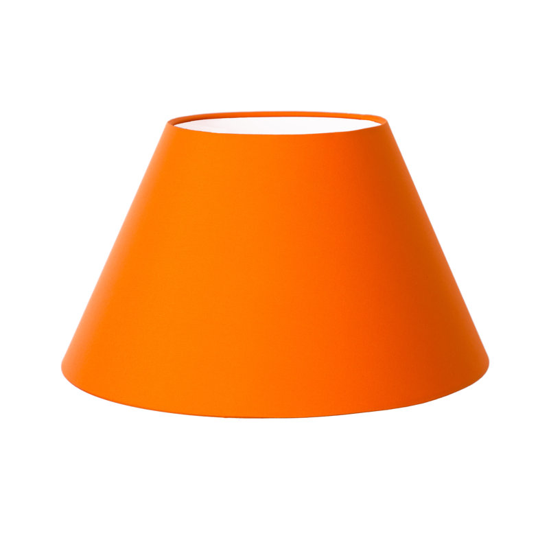 Cotton Empire Lamp Shade ( Screw On ), 23cm H x 45cm W x 45cm D, Tangerine