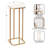 Marble and Metal Square Drink Table-98717399