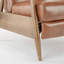 Fauteuil inclinable à accoudoirs en bois-424865039