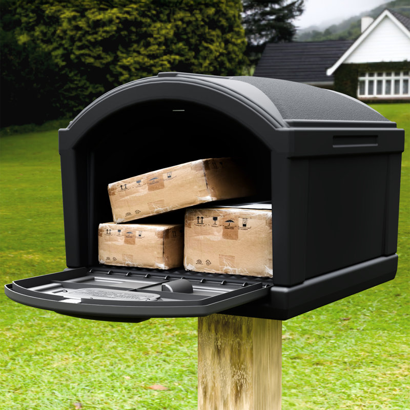 Boîte aux lettres T4 extra grande capacité noir