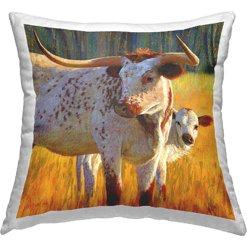 Polyester Throw Square Pillow Cover & Insert
