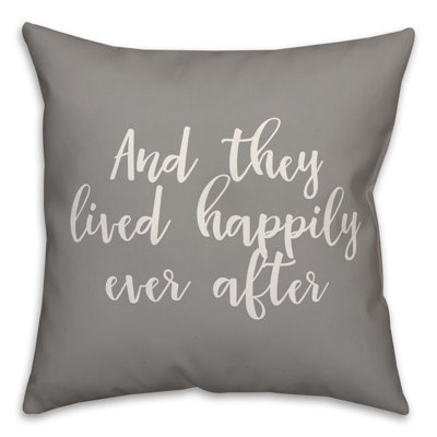  Coussin And And Lives Happily Ever After