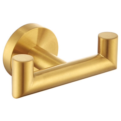 Stainless Steel Bathroom Double Mounting Robe Hook