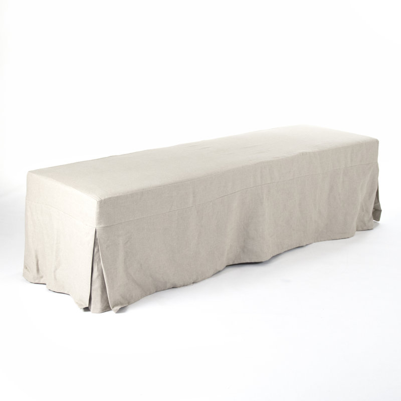 Sadie Linen Upholstered Bench