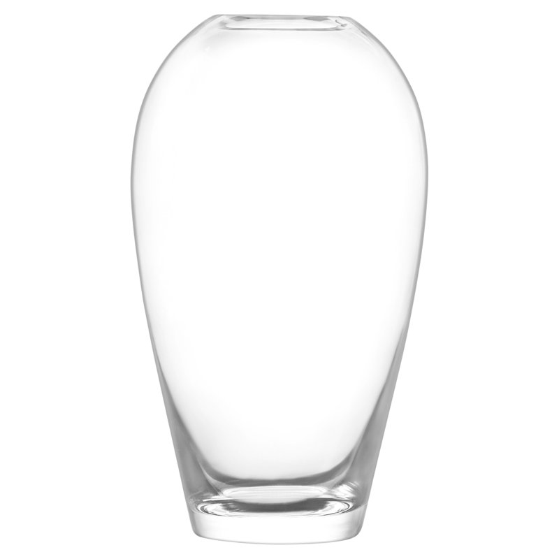 Clear Vases Handmade Glass Table Vase, Large