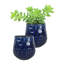 Boîte à fleurs en nid d'abeille 8 po, bleu de cobalt, paquet de 2
