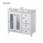 Meuble-lavabo 36 po avec plateau en céramique