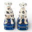 Porcelain Whippet Figurines – Teal Dots (Set of 2)-1591715605