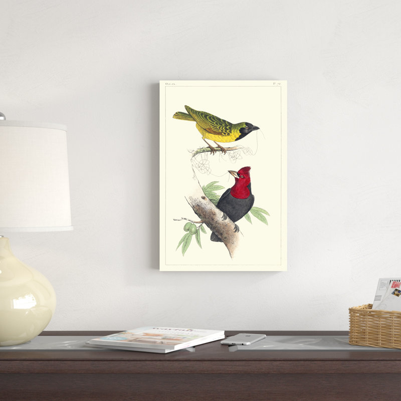 Lemaire Birds II, H 18 po x l 12 po x P 1,25 po