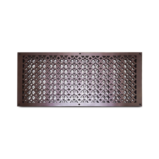 Grille murale en fonte d'aluminium