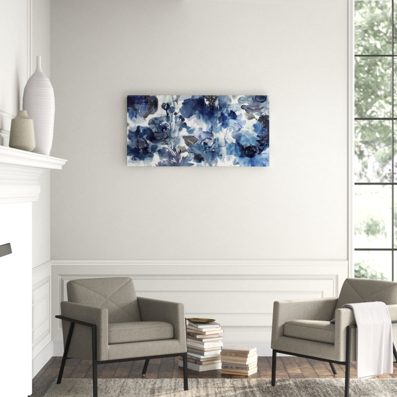 Evening Florals Print by Fern Cassidy, Outdoor, 24" H x 48" W x 1.5" D