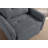 Hannah 35" Dark Gray Woven Convertible Armchair