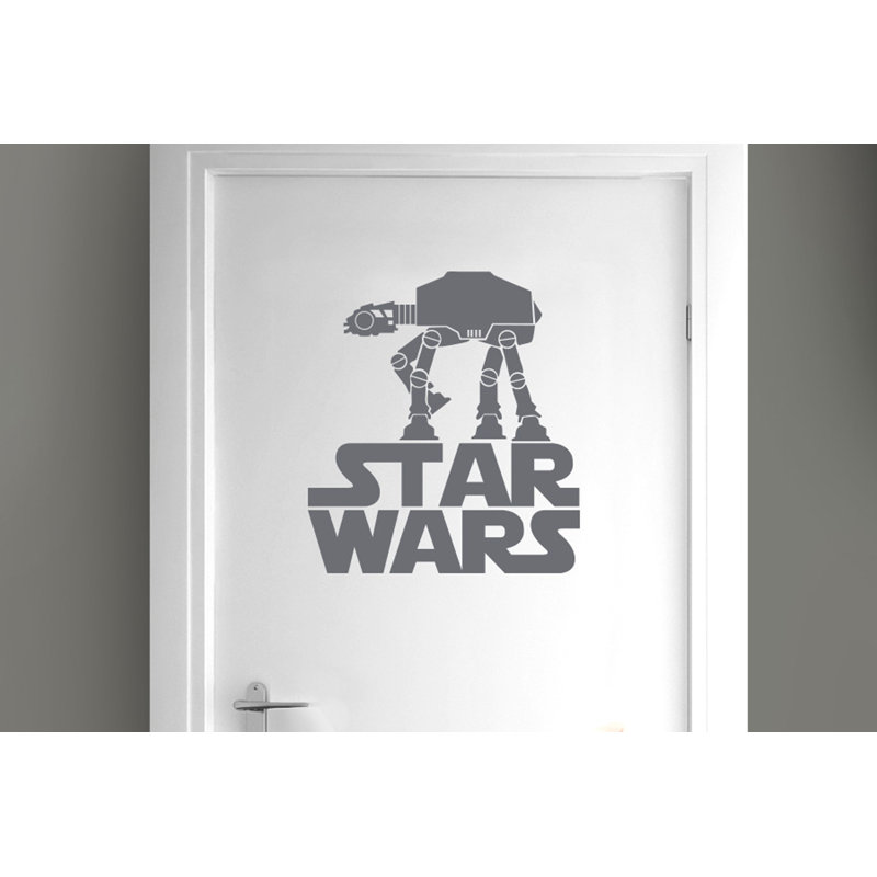 Entertainment Wall Decal, Grey