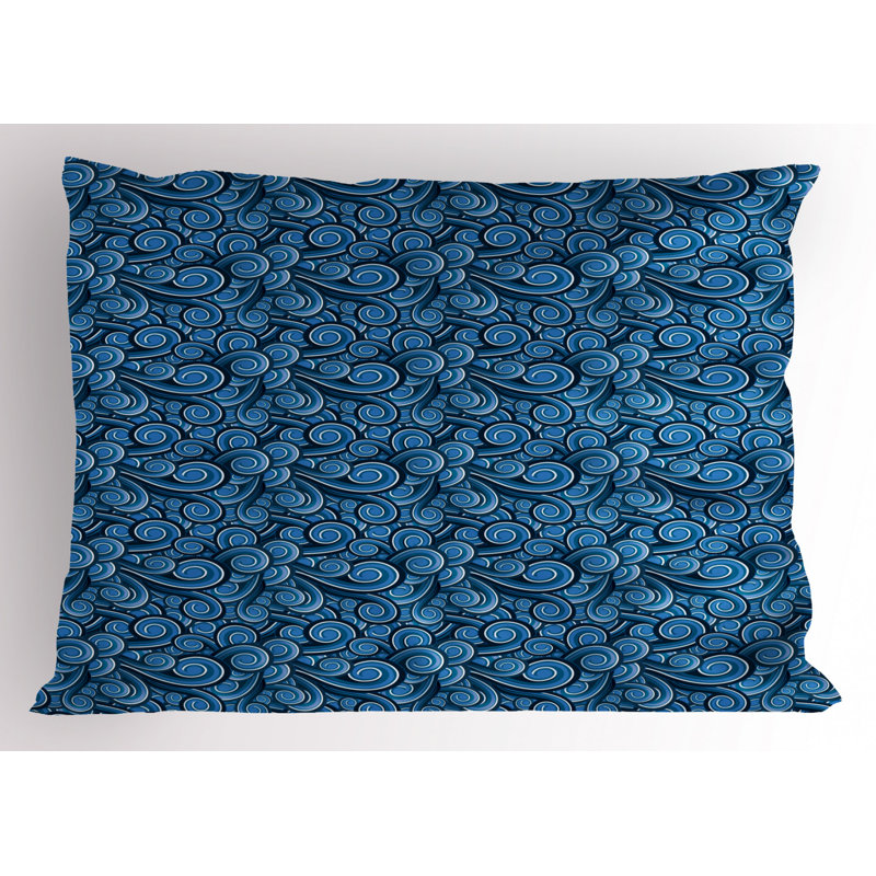 Narwhal Polyester Sham Set, King