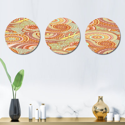 Abstract Wall Decor on Metal