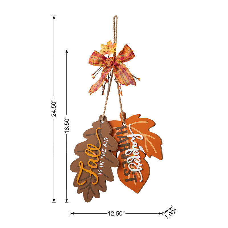Porte-feuilles en érable 24,5 po H