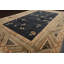 Tapis art déco néo-zélandais en laine noué à la main 5 pi 6 po x 8 pi 4 po