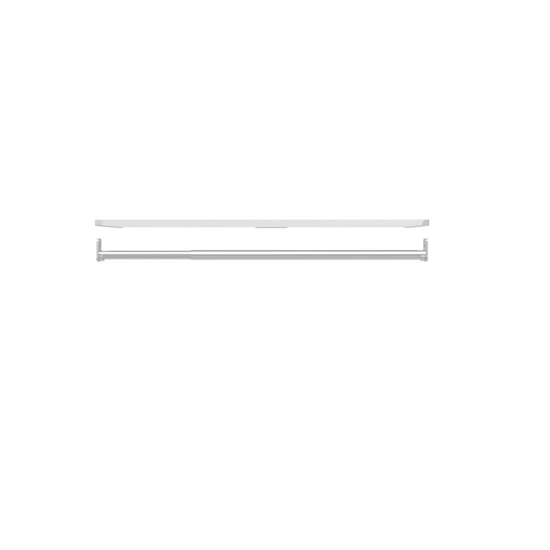 Système de rangement modulaire l 69 po - l 91 po avec portes