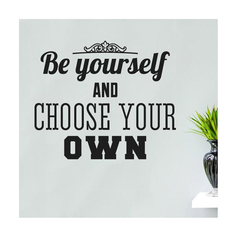 Wall Decal, Black, Large