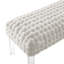 Repose-pieds en velours performance Prologue par Modway-67201707