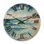 Photo de plage Sandy Serenade IV - Très grande horloge murale en bois-1258453187
