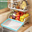 47.99'' H x 16.1'' W Utility Cart